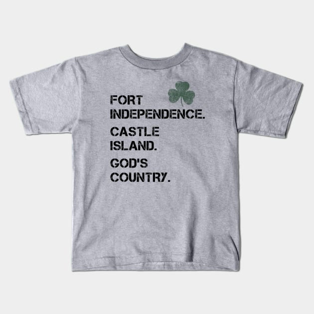 GOD'S COUNTRY Kids T-Shirt by Danny Picard